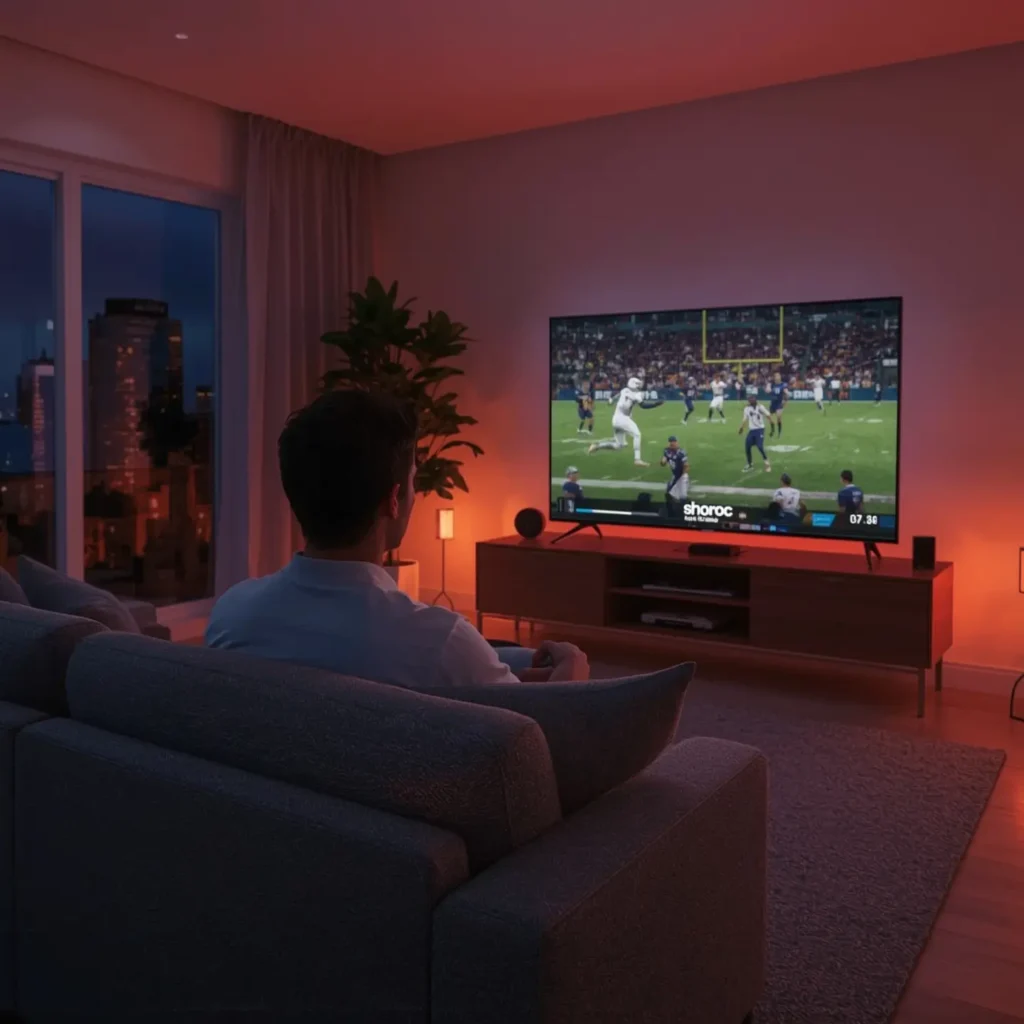 Secure IPTV streaming service unlocking 35000+ global channels